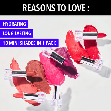 Blue Heaven Matte Love Long Lasting Hydrating Mini Lipsticks