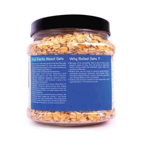 Unifit Rolled Oats | 100% Wholegrain | High Fiber and Protein | Healthy Breakfast Cereal