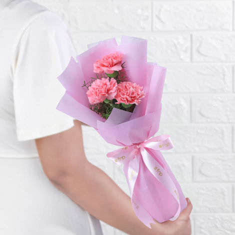 FNP Three Carnations Bouquet 
