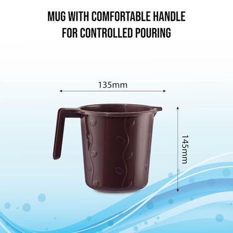 Cello Petal Bathroom Small Set of 3 Dark Brown Sturdy & durable Lightweight and rigid Easy to clean