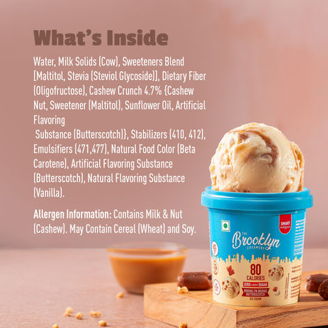 The Brooklyn Creamery Butterscotch Ice Cream