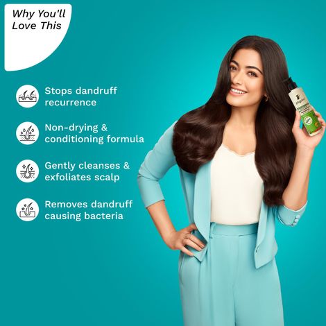 Pilgrim Tea Tree Non-Drying Anti-Dandruff Shampoo Helps remove Dandruff for Men & Women