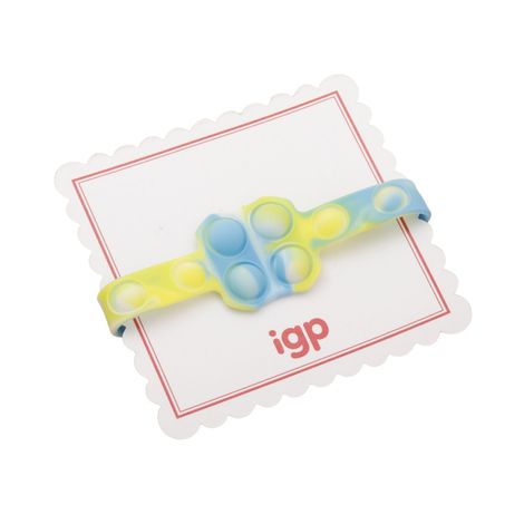 IGP Blue and Green Silicone Bracelet