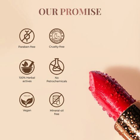 Just Herbs Long Stay Ultra Matte Liptick Lipstick - Nudes & Brown