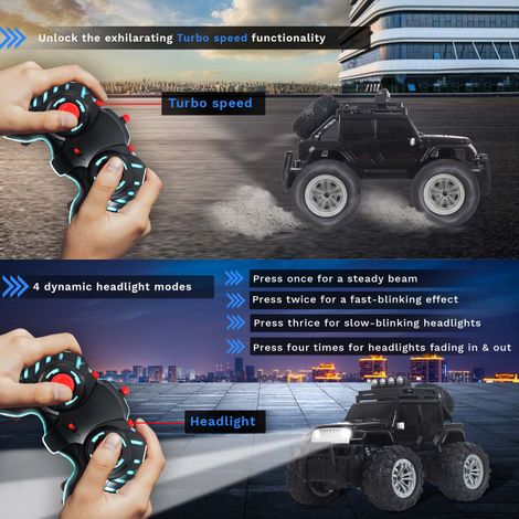 Frendo Off Roader Monster Rc Car - Jee Black