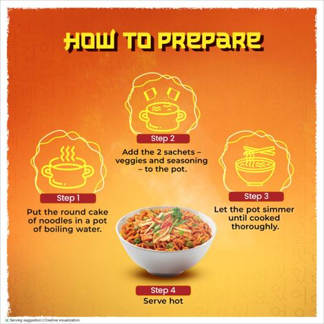 Sunfeast YiPPee! Korean Noodles Spicy Kimchi