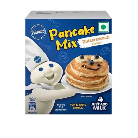 Pillsbury Butterscotch Flavour Pancake Mix | 2-Minute Pancake Mix For Kids