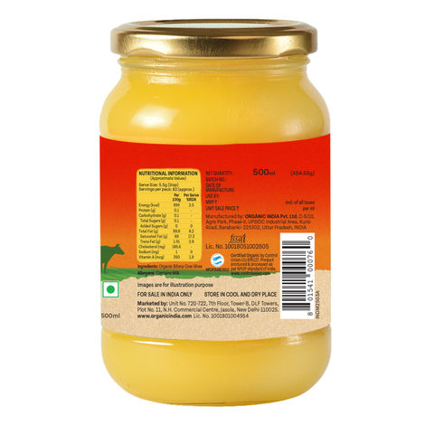 Organic India A Tata Product - Bilona Cow Ghee