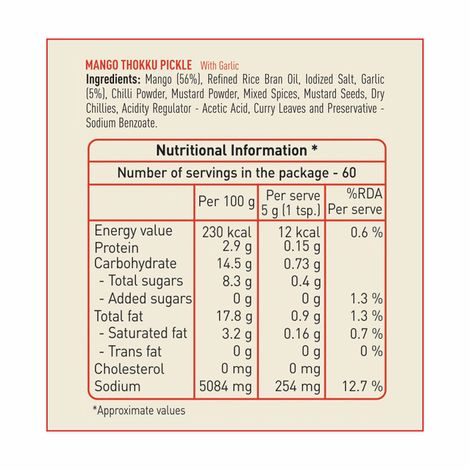 Priya Mango Thokku Pickle