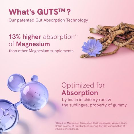 Be Bodywise Magnesium Glycinate Gummies | Sleep, Stress & Muscle Recovery | 60 Days Pack