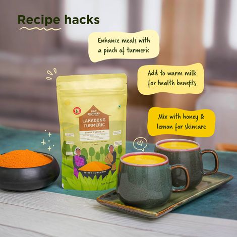 Two Brothers Single Origin Lakadong Turmeric Powder