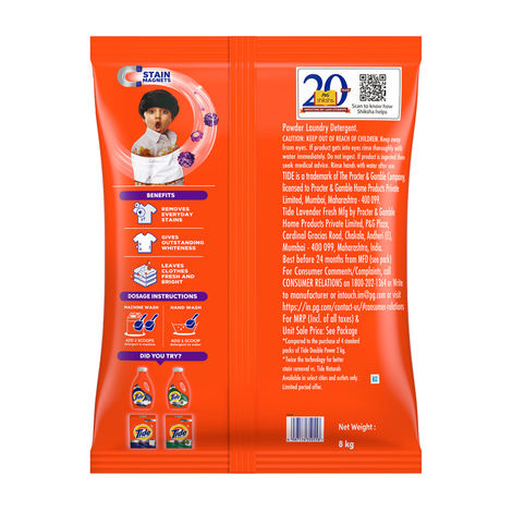 Tide Plus Lavender Detergent Powder