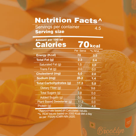 The Brooklyn Creamery Low Cal Holy Moly Mango Cup