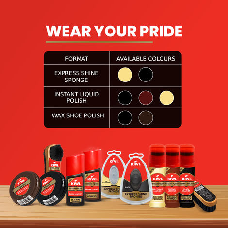 Kiwi Black Instant Liquid Shoe Polish