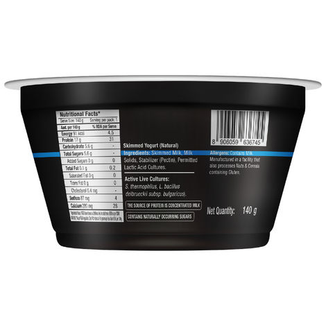 Epigamia 17g Protein Turbo Yogurt Natural