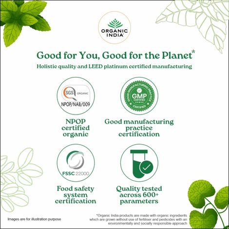 Organic India Tulsi, Ginger and Turmeric Organic Herbal Tea