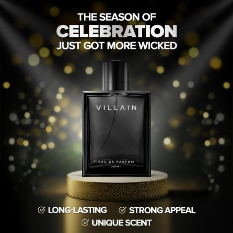 Villain Perfume Eau De Parfum - Premium Long Lasting Fragrance Spray - Woody & Spicy
