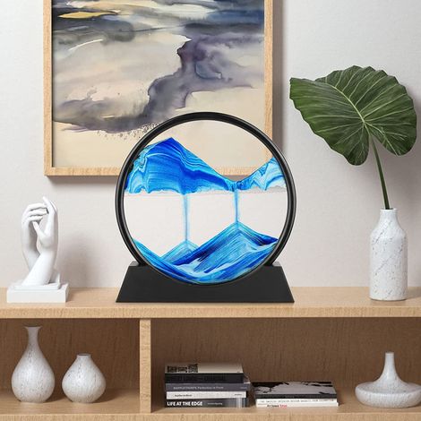 Desidiya Moving Sand Art Picture Showpc Blue