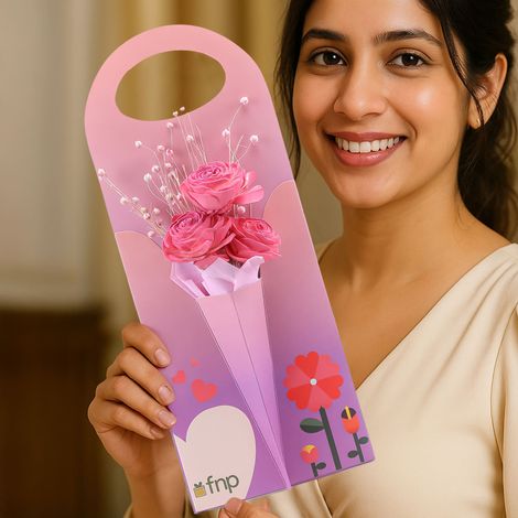 FNP Roses Dry Flower Bouquet