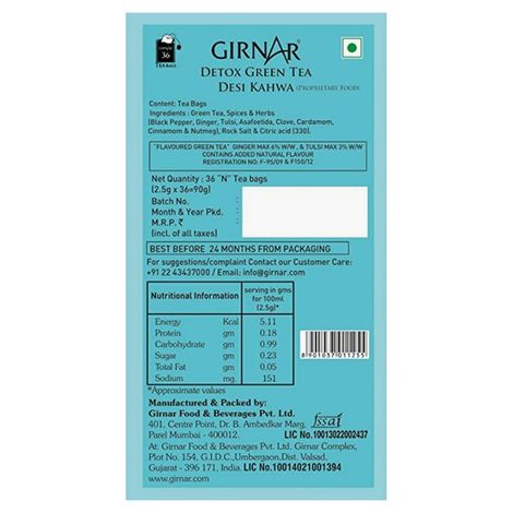 Girnar Detox Desi Kahwa Green Tea