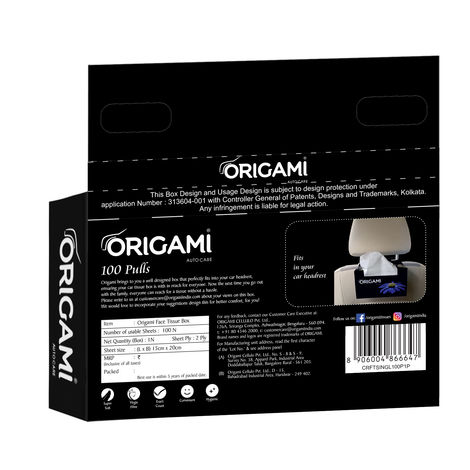 Origami Car Face Tissue | 2 Ply