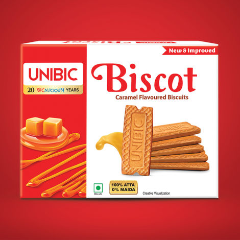 UNIBIC Biscot Caramel Atta Biscuit