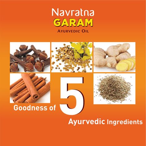 Navratna Ayurvedic Oil Garam