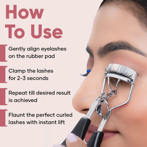 Vega Premium Eye Lash Curler for Women, Professional Lash Curling Tool | (EC-02)