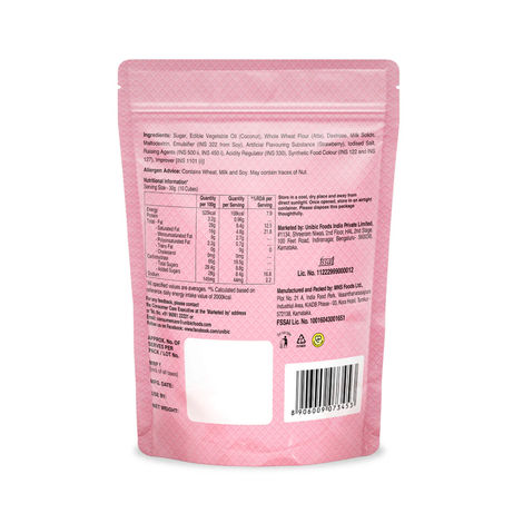 UNIBIC Wafer Strawberry Qubz