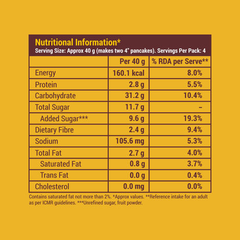 Slurrp Farm Millet Eggless Pancake Mix With Banana Choco Chip | No Maida | Healthy Breakfast