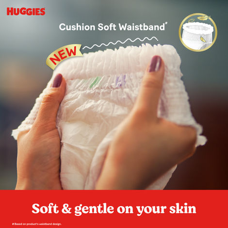 Huggies Complete Comfort Wonder Baby Diapers | Pant Style | L | 64 pcs