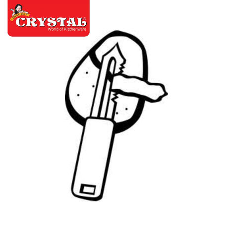 Crystal Handy Peeler | Hardened Surgical Steel Blades | Perfect For Fruit and Vegetables