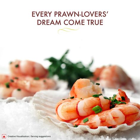 ITC Master Chef Medium Prawns | Freshly Frozen | 15 hours from the Time of Harvesting
