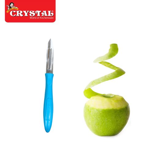 Crystal Handy Peeler | Hardened Surgical Steel Blades | Perfect For Fruit and Vegetables