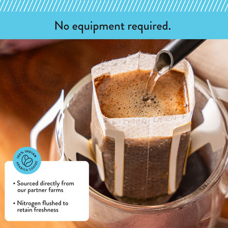 Blue Tokai Easy Pour Vienna Dark Chocolate Dark Roast Hot Brew Coffee