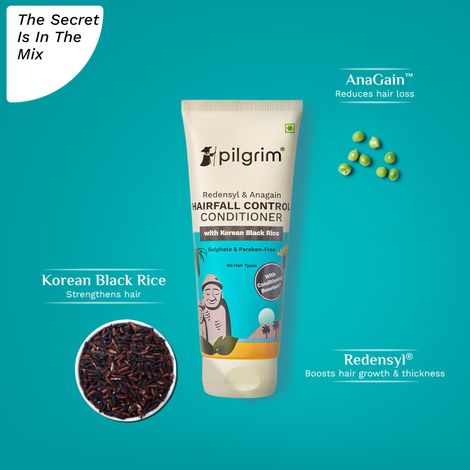 Pilgrim Redensyl & Anagain Hair Fall Control Conditioner