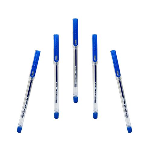Nataraj Gelix Gel Pen, Japaness Waterproof ink, Clear & smooth writing Pack of 5