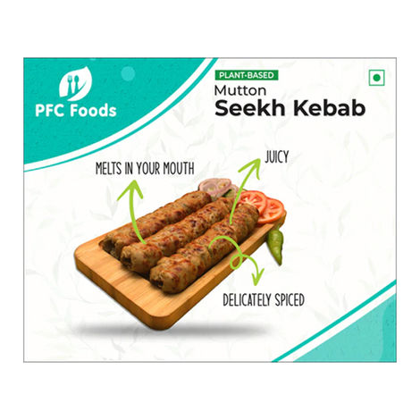 Pfc FOODs Plant Based Mutton Seekh Kebab