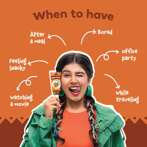 Tangy Imli (Tamarind) 10 Pcs Sour Candy | No Refined Sugar | Lollipop By Go Desi (10pc) & Go Desi Desi Popz Kaccha Aam Mango Candy (10pc) Combo