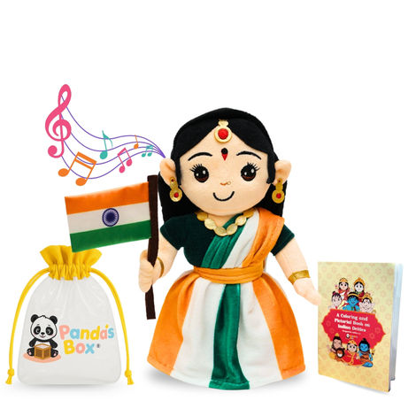 Panda's Box Musical Bharat Mata | Medium | 30 cm