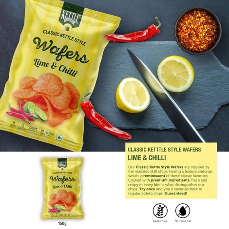 Kettle Studio Wafers Lime & Chilli