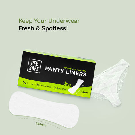 Pee Safe Aloe Vera Panty Liners for Everyday Protection