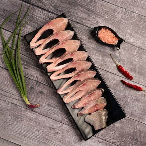 Relish Rohu Curry Cut With Head(500gms) & Relish Roopchand / Rupchanda Steaks(540gms) Combo