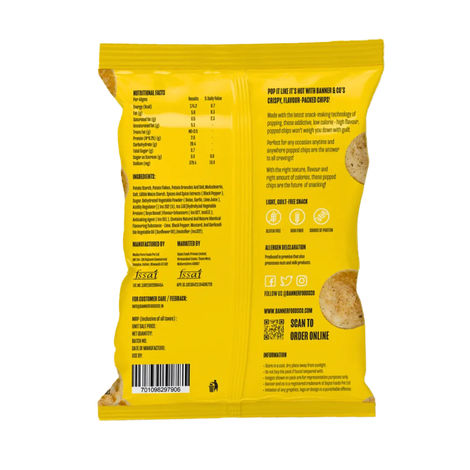 Banner & Co Lemon & Pepper Popped Chips