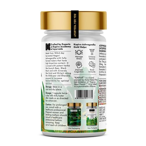 Kapiva Ashwagandha Gold Capsule