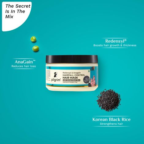 Pilgrim Redensyl & Anagain Hair Fall Control Hair Mask