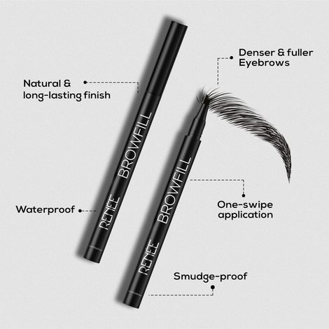 Renee Browfill Eyebrow Pen - Black