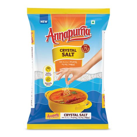 Annapurna Iodized Crystal Salt | Kal Uppu