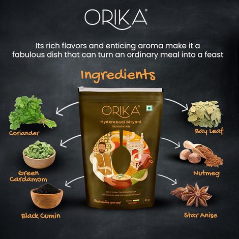 Orika Hyderabadi Biryani Seasoning | Biryani Masala