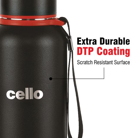 Cello Duro Kent Thermosteel Flask 24 Hours Hot And Cold Stainless Steel Bottle Assorted - 750ml,